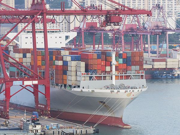 Verzending import-/exportproces